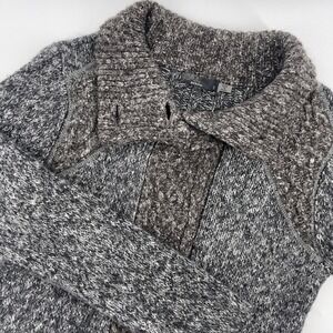 Prana Women's Gray Knit Long Sleeve Button‎ Up Cardigan Sweater Size S
